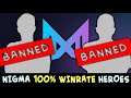 2 HEROES to 100% BAN vs NIGMA on Major