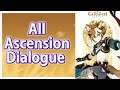 All of Gorou's Ascension Level Up Dialogue | Genshin Impact #shorts