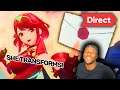 Both PYRA AND MYTHRA in Smash Ultimate?? | Initial Nintendo Direct React