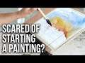BREAK THROUGH Fear of the Blank Page | Painting Advice