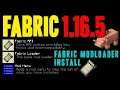 FABRIC 1.16.5 minecraft - how to download & install Fabric Mod Loader 1.16.5 (on Windows)