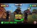 How To Control/Reduce Recoil🔥 In Free Fire ll Zero Recoil Total Explain ll Free Fire Tips and Tricks