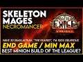 Skeleton Mages Necromancer End Game Min Max Build Guide for Scourge League 3.16