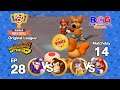 Super Mario Strikers SS1 - Original League EP 28 Match 14 Waluigi VS Donkey Kong , Daisy VS Mario