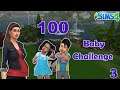 100 Baby Challenge Sims 4||Ep 3: Going Crazy With 4 Toddlers!!