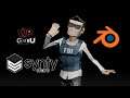 Using Mixamo Animations with Synty Characters in Blender