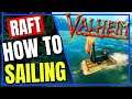 Valheim - How to Sail Rafts Karge & Longship #shorts #Valheim