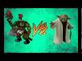 YODA VS ORKS AND SPACE MARINES