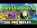 BoyScHool Q Pro Ranked 3v3 POV #61 - Rocket League Replays