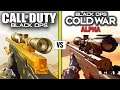 Call of Duty BLACK OPS 1 vs BLACK OPS COLD WAR (ALPHA) — Weapons Comparison
