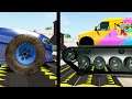 Car Wheels vs. Car Tracks #2 - Beamng drive
