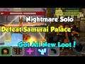 Defeat Samurai Palace Nightmare Solo! New Map! Got New Loot! 120 Million Damage! - Dungeon Quest