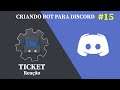 Discord Bot Maker - Comando Ticket com Reação