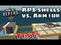 From The Depths - Testing Advanced Cannon Shells Against Armour - FTD 2021