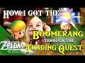 How I got the Boomerang by completing the Trade side quest in Link's Awakening