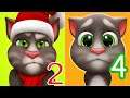 My Tom 2 vs My Talking Tom 4 - Two Screen - Android Gameplay Walkthrough #2