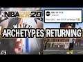 NBA 2K20 NEW ARCHETYPE SYSTEM LIKELY TO RETURN! OFFICIALLY 3 MONTHS UNTIL RELEASE!