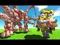 NEW Lava Golem Fights CURSED SPONGEBOB!