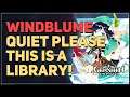 Quiet please this is a library! Genshin Impact Quest
