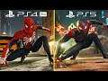 Spider Man PS5 Vs PS4 PRO - Remastered Vs Original Graphics Comparison 4K