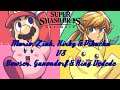 SSBU - Mario (me), Link, Kirby and Pikachu vs Bowser, Ganondorf and King Dedede