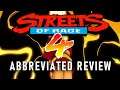 Punch People Out of Existence - Streets of Rage 4 | Abbreviated Reviews