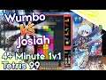 Tetris 99 - 4+ Minute 1v1 vs Josiah!