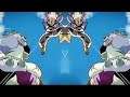 Trunks attacking Freiza but it plays differently each time