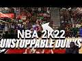 UNSTOPPABLE POSTERS! NBA 2K22 NEXT GEN MYCAREER | OP 2K22 SF BUILD