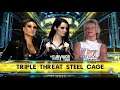 WWE 2K16 Paige VS Alundra Blaze,Tamina Triple Threat Steel Cage Match