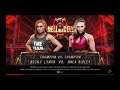 WWE 2K19 Becky Lynch VS Rhea Ripley 1 VS 1 Hell In A Cell Match Title VS Title