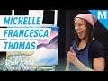 Actress Michelle Francesca Thomas Tries to Follow a Bob Ross Tutorial | The Bob Ross Challenge