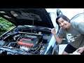 Black Widow Galant VR4 AEM UEGO Wideband O2 VLOG Part 4 - Install O2 Sensor