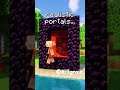 Build 'Realistic' Nether Portal in Minecraft #Shorts