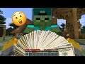 GIVING ZOMBIE FAMILY $1,000 DOLLARS TO SPEND ON ANYTHING IN MINECRAFT / SHOPPING SPREE!! Minecraft