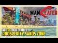 Maneater Prosperity Sands All Collectible Locations (Landmarks, License Plates, Nutrition Caches)