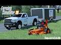 MOWING STEEP YARDS WITH SCAG WALKBEHIND | LAWN CARE | ROLEPLAY | FS19