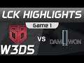 SB vs DWG Highlights Game 1 LCK Spring 2020 W3D5 SANDBOX Gaming vs DAMWON Gaming LCK Highlights 2020