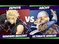 Smash Ultimate Tournament - Zephyr (Cloud) Vs. Archy (Sheik, Diddy) - S@X 312 SSBU Winners Bracket