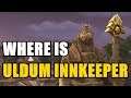 Where is Uldum Innkeeper Location WoW