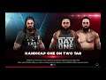 WWE 2K19 Jimmy Uso,Jey Uso VS Roman Reigns Requested 2 VS 1 Handicap Tag Match