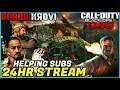 Gorod Krovi FIXED! 24 hr Stream Helping Subs Beat The Easter Egg | Call Of Duty: Black Ops 3 Zombies