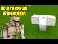 How To Spawn Iron Golem
