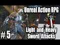 Light and Heavy Melee Attacks - Unreal Engine Souls like Combat #5 Creating Action RPG