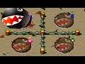 Mario Party 2 MiniGames - Mario Vs Luigi Vs Peach Vs Donkey Kong (Master Cpu)
