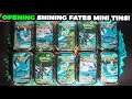 Opening Pokemon Shining Fates Mini Tins Case! (20 Booster Packs)