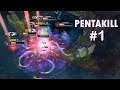 PERFECT PENTAKILL MONTAGE #1 (Neeko Pentakill, Lee Sin-Satisfying kick...)