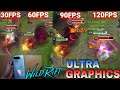 ROG PHONE 5 | FPS COMPARISON WITH ULTRA GRAPHICS - Yasuo Wild Rift