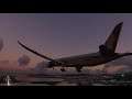Singapore Airlines 787-10 Lands at Macao Sunset - MSFS 2020