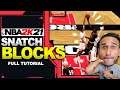 SNATCH BLOCKS Tutorial Nba 2k21 - Best Defense Badges Setup to get more blocks on NBA 2k21